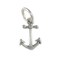 Anchor Charm for Jewelry Making 13x9mm Sterling Silver (1-Pc)